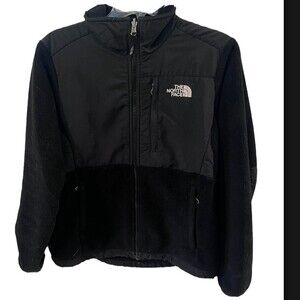 The North Face Denali Jacket Womens SZ S Fleece Black Full Zip Polartec